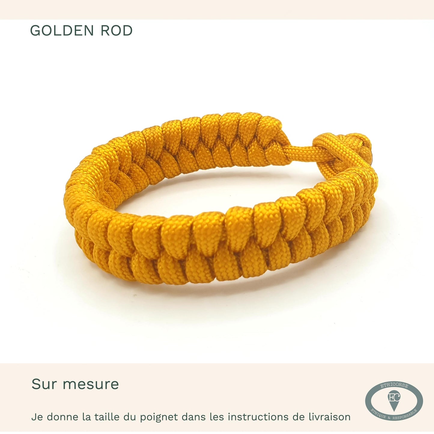 Bracelet de Survie, corde de parachute - MD création -