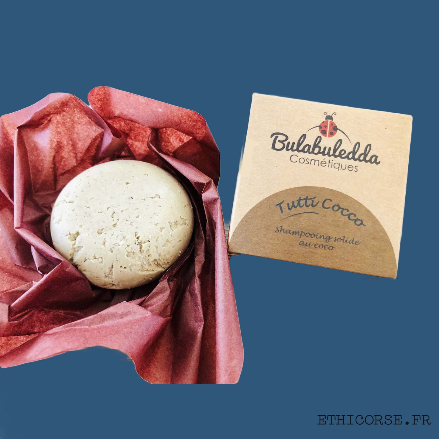 Bulabuledda - shampoing solide tutti Coco - Ethicorse.fr