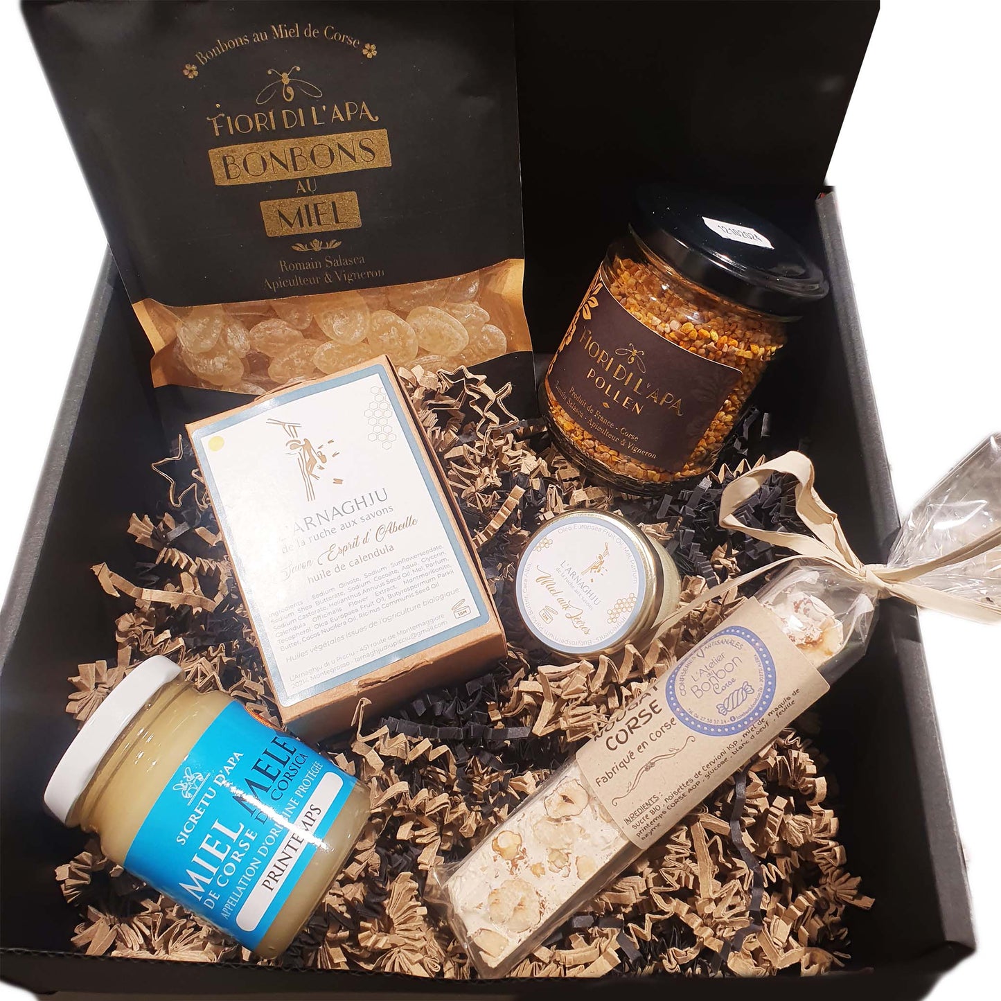 Coffret 6 produits autour du miel de corse AOP