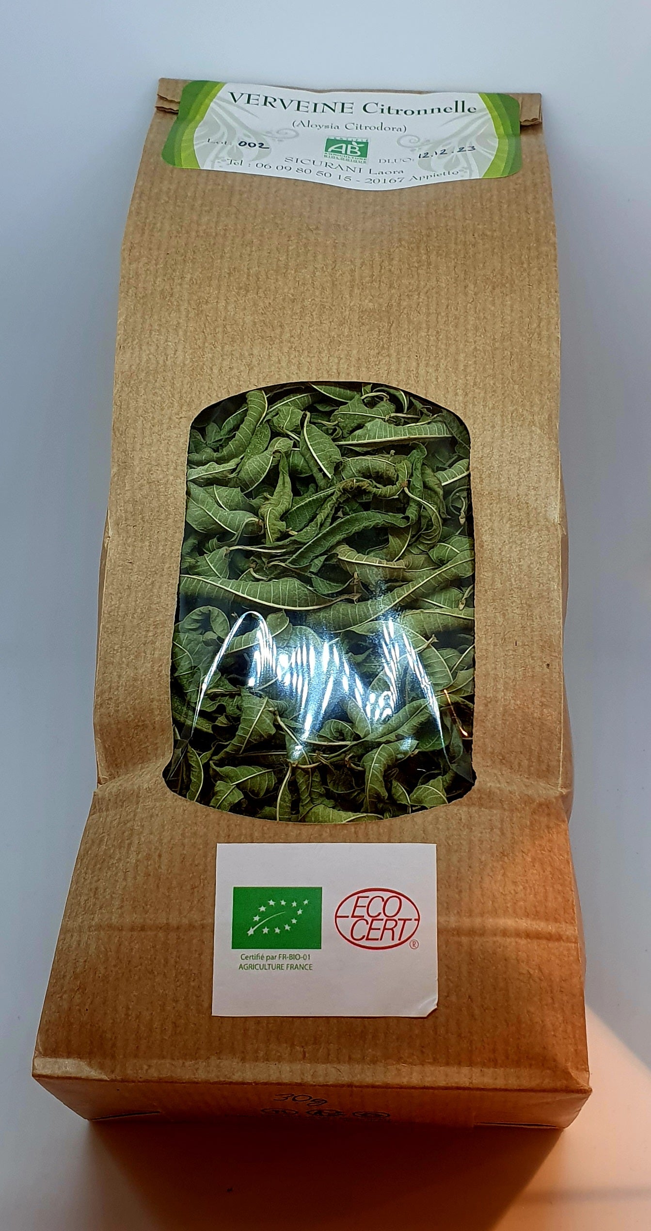 Ethicorse - verveine - Tisane Bio