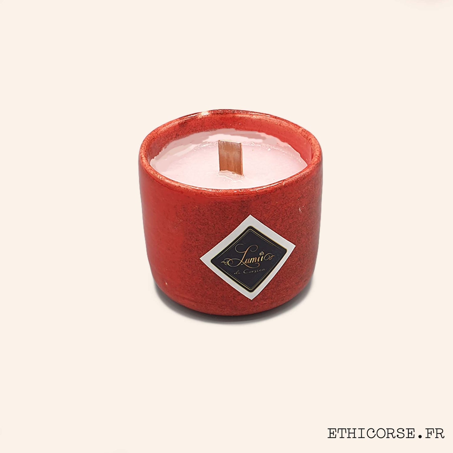 Bougie Céramique Parfumée - Œil de ste Lucie - Lumii Di Corsica - Senteur au choix