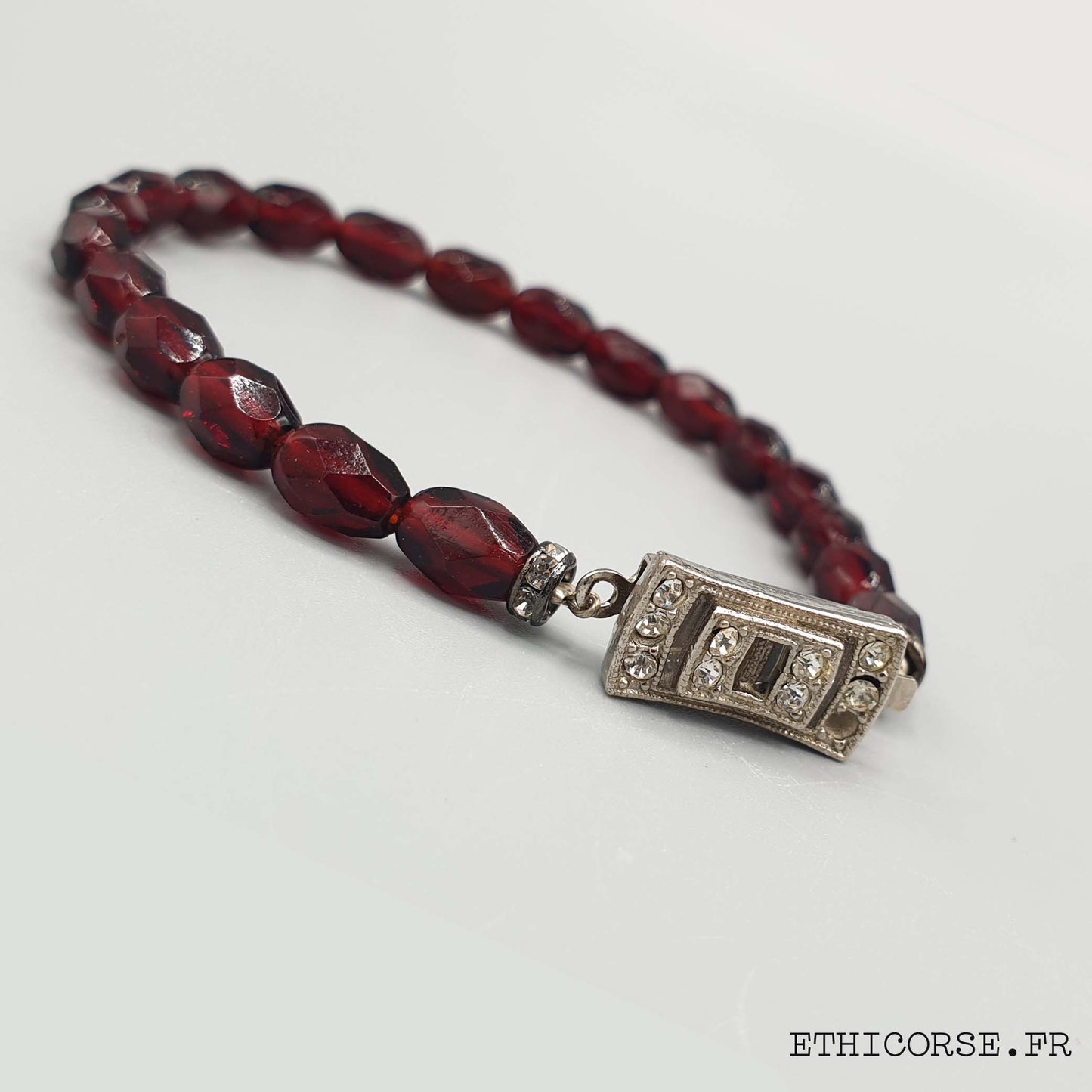 Bracelet perles anciennes en verre - Modèle au choix - MD Création