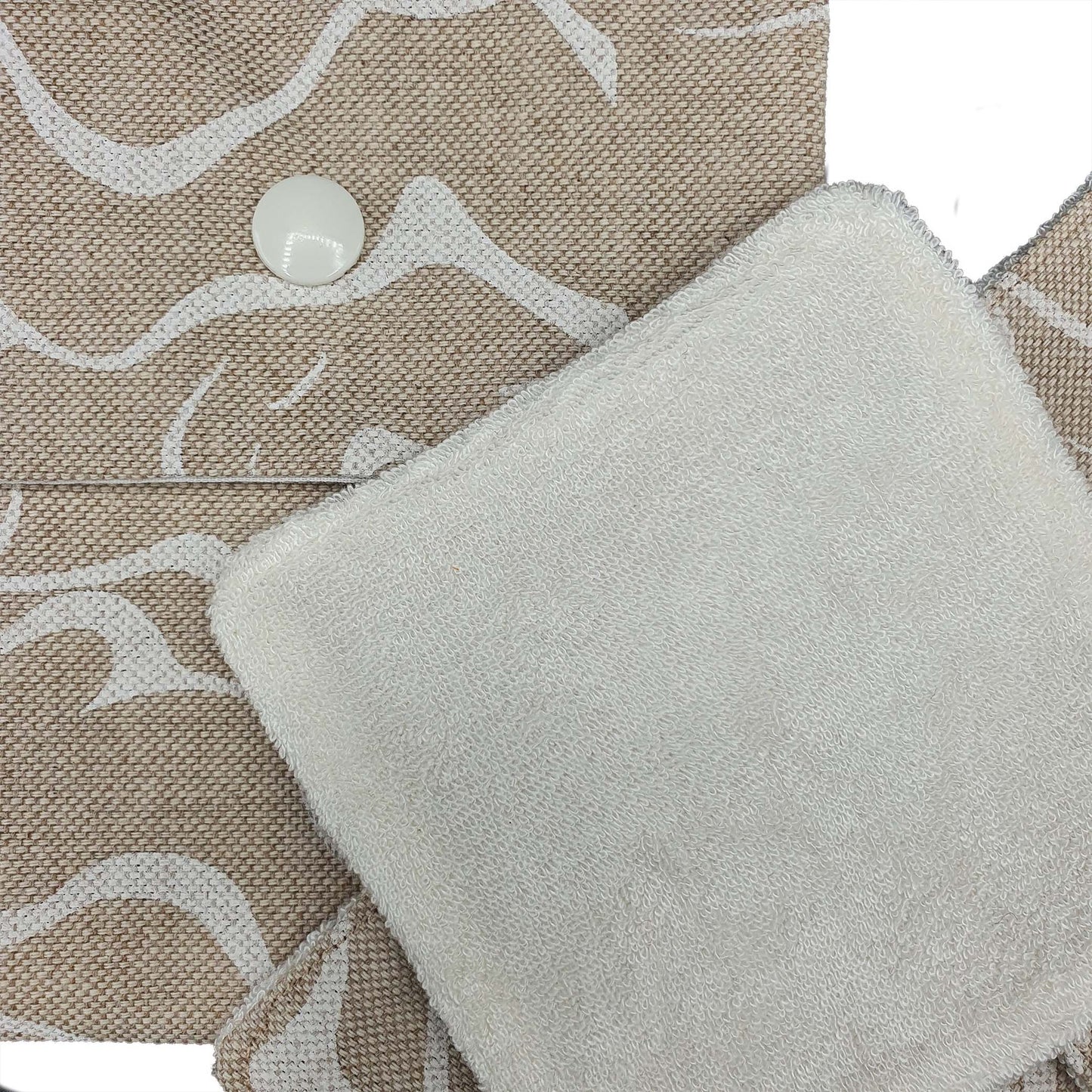Mini pochette beauté 2-1 Ethicorse.fr - Natela création textile écologique en Corse