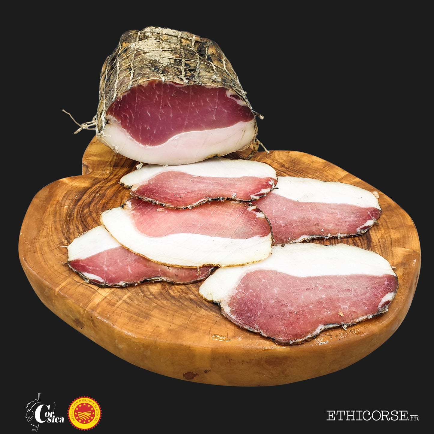 Lonzu AOP en tranches