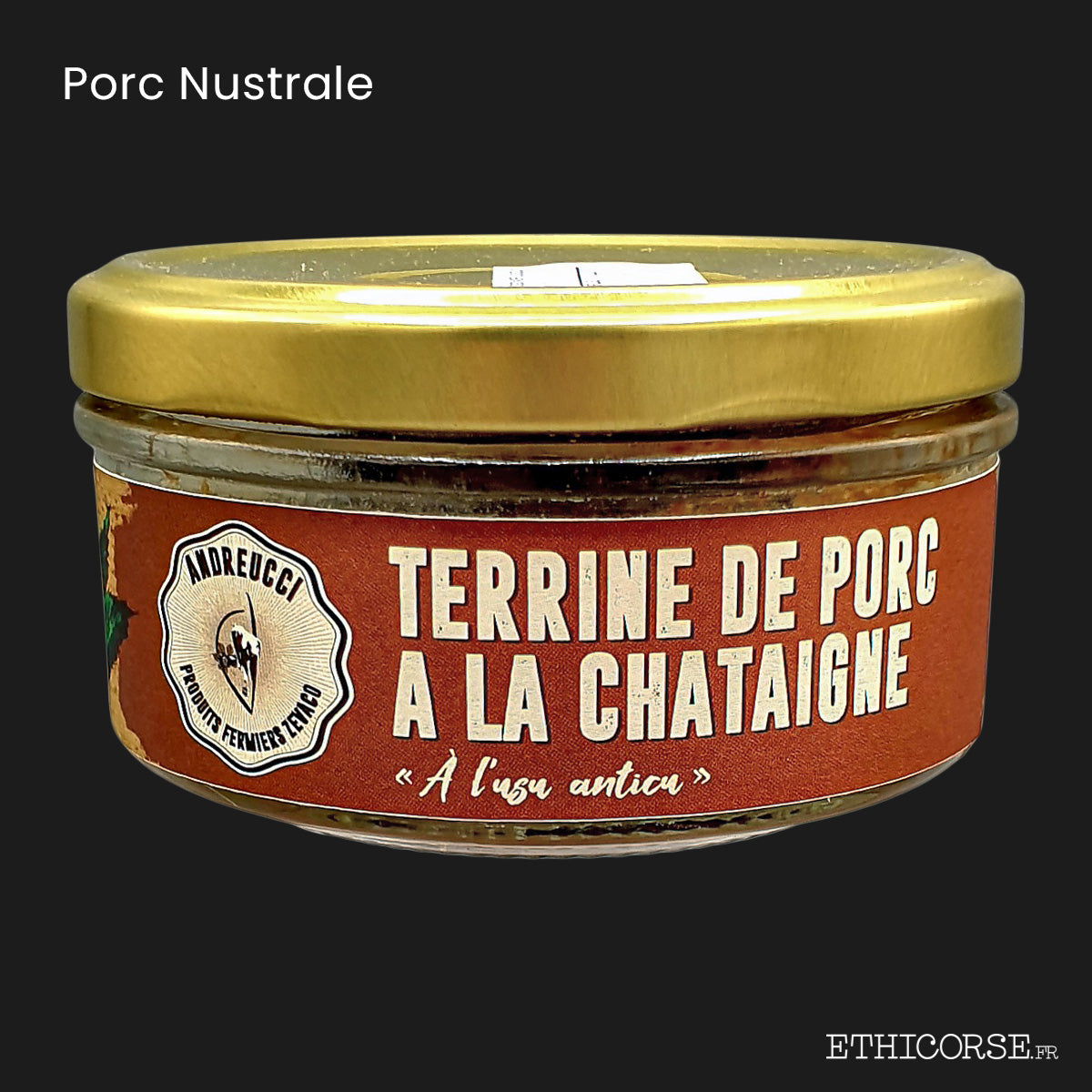 Terrine de porc à la châtaigne