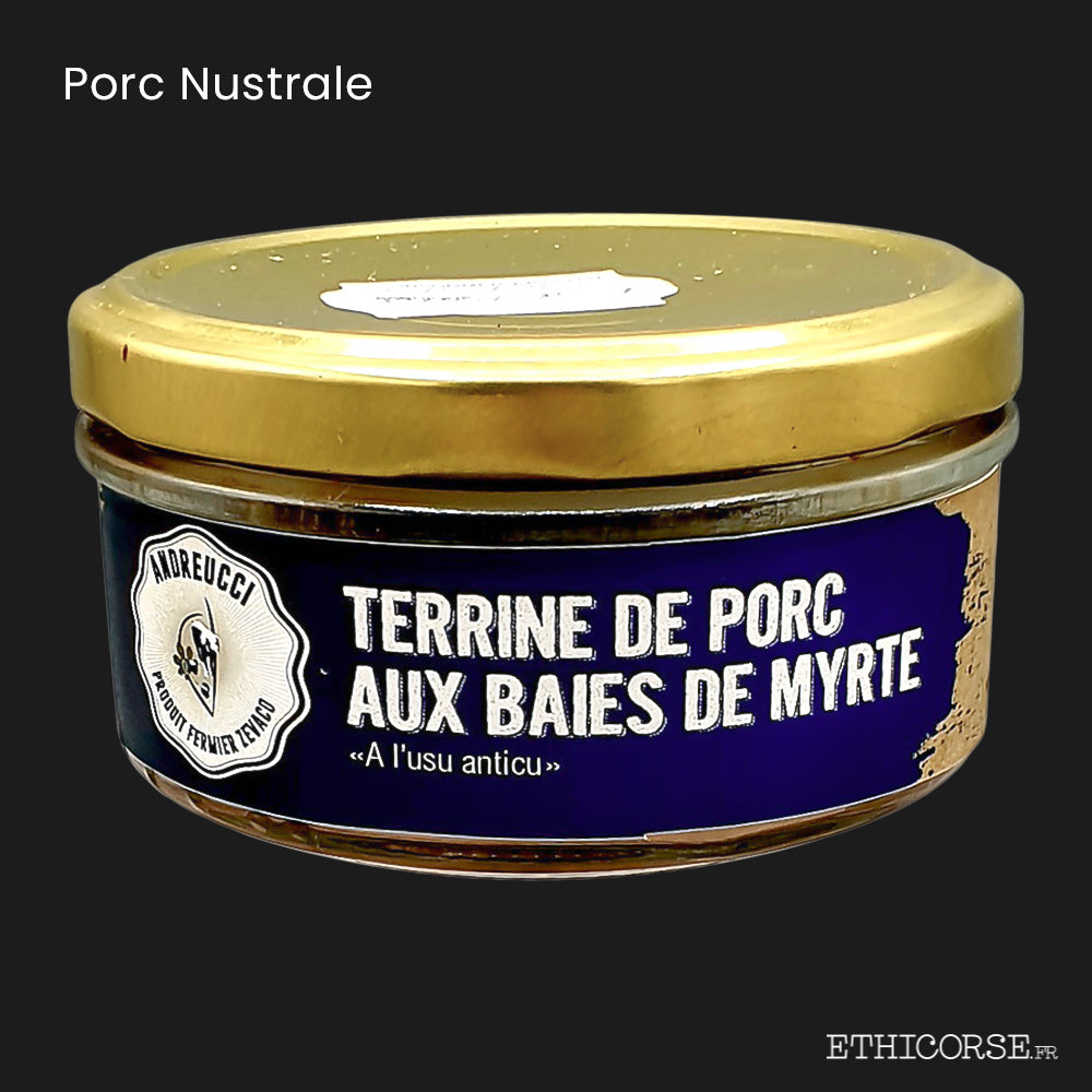 Terrine de porc aux baies de myrte à l'ancienne 120g