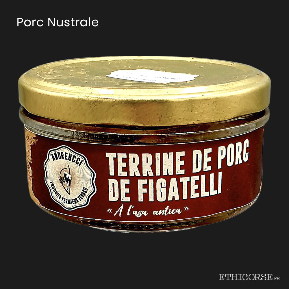 Terrine de porc de figatelli à l'ancienne 120g
