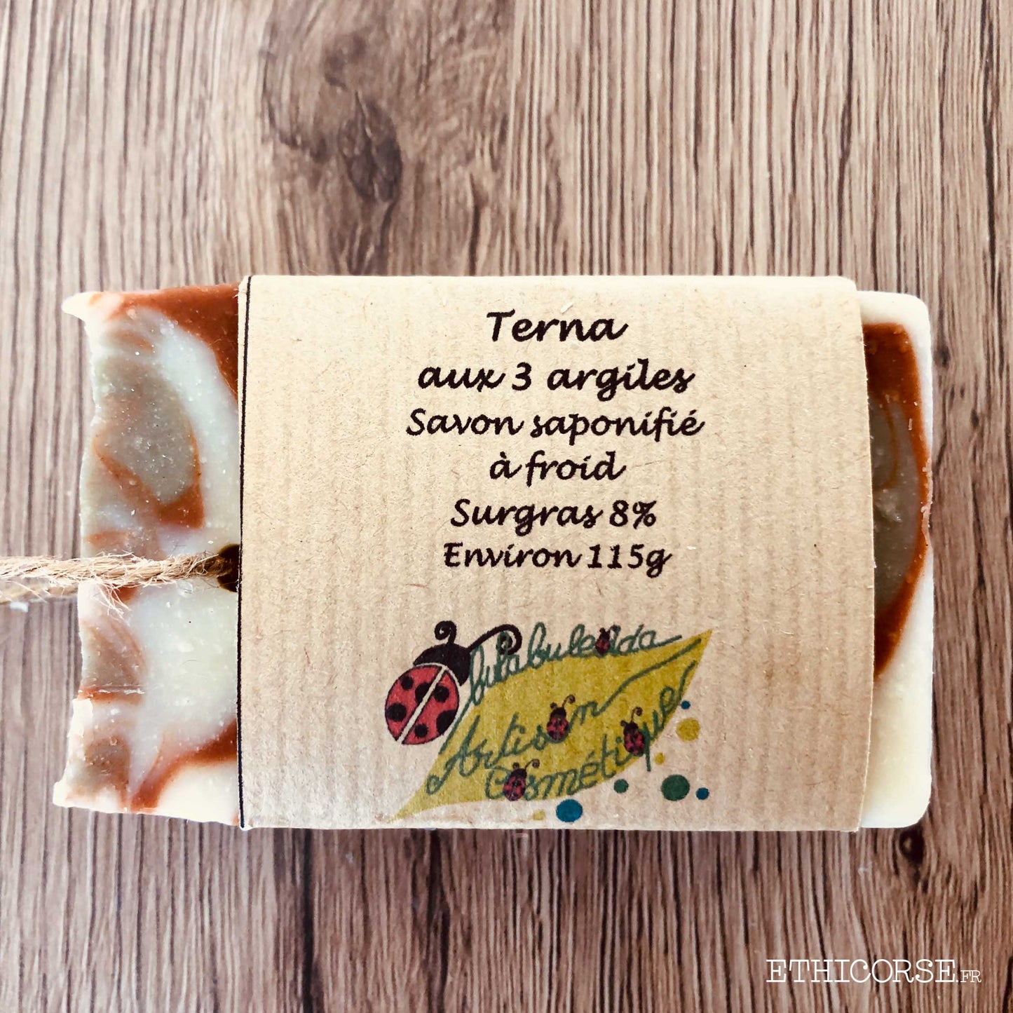 Savon Terna aux 3 argiles recto