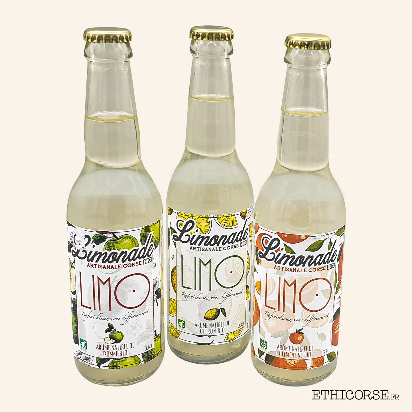 Limonades artisanales Corse bio 33cl