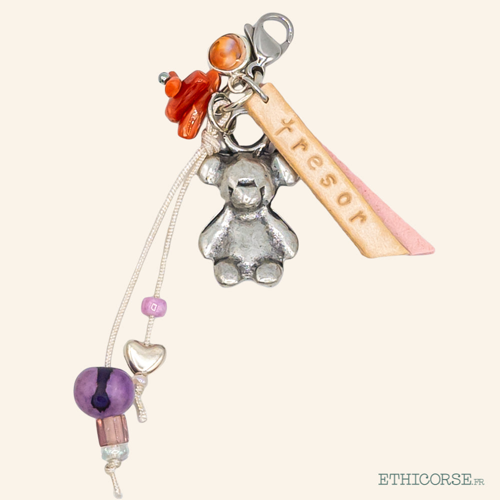 Accroche Naissance Nounours Personnalisable 05