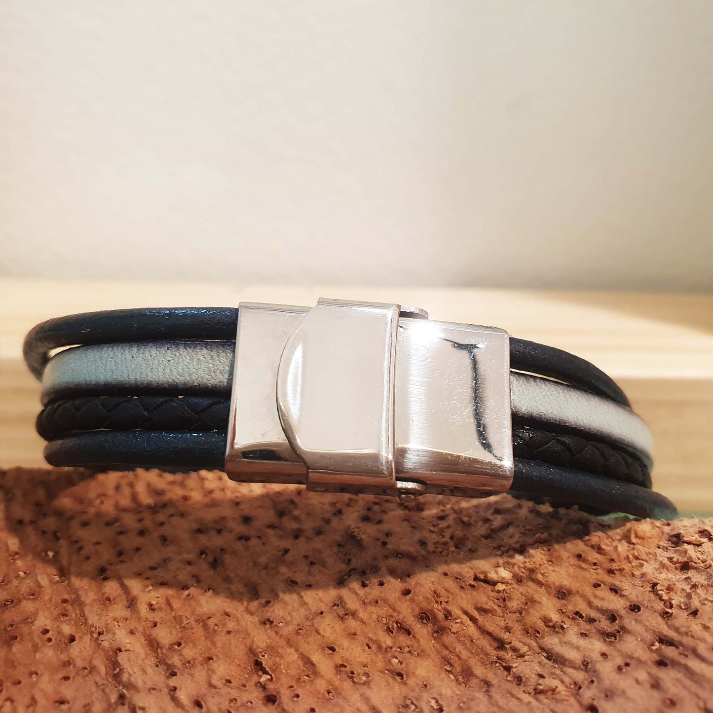 latitude 4202 - ethicorse - bracelet multirangs turquoise fermoir 2