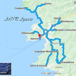 Carte AOP Ajaccio 01