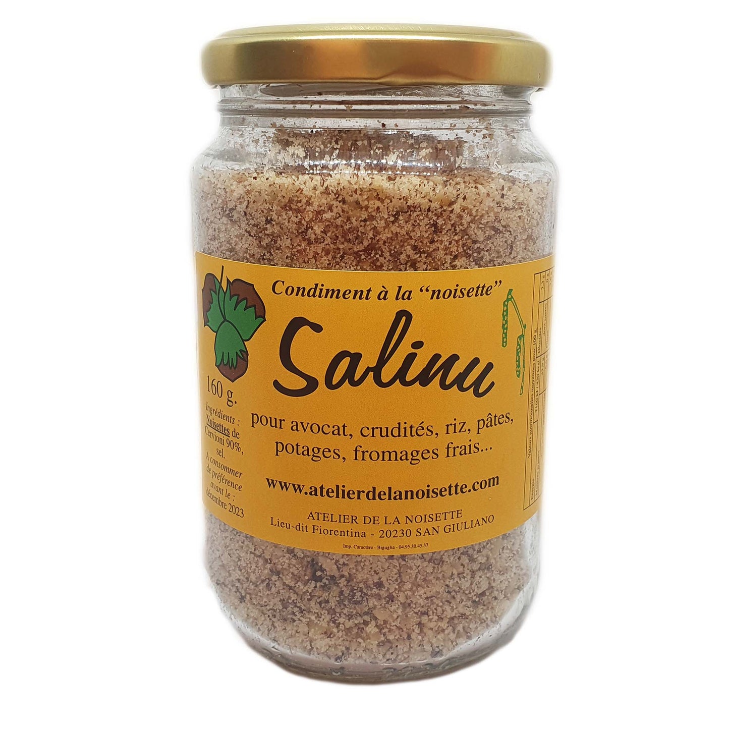 ATELIER DE LA NOISETTE - ETHICORSE -SALINU 160g