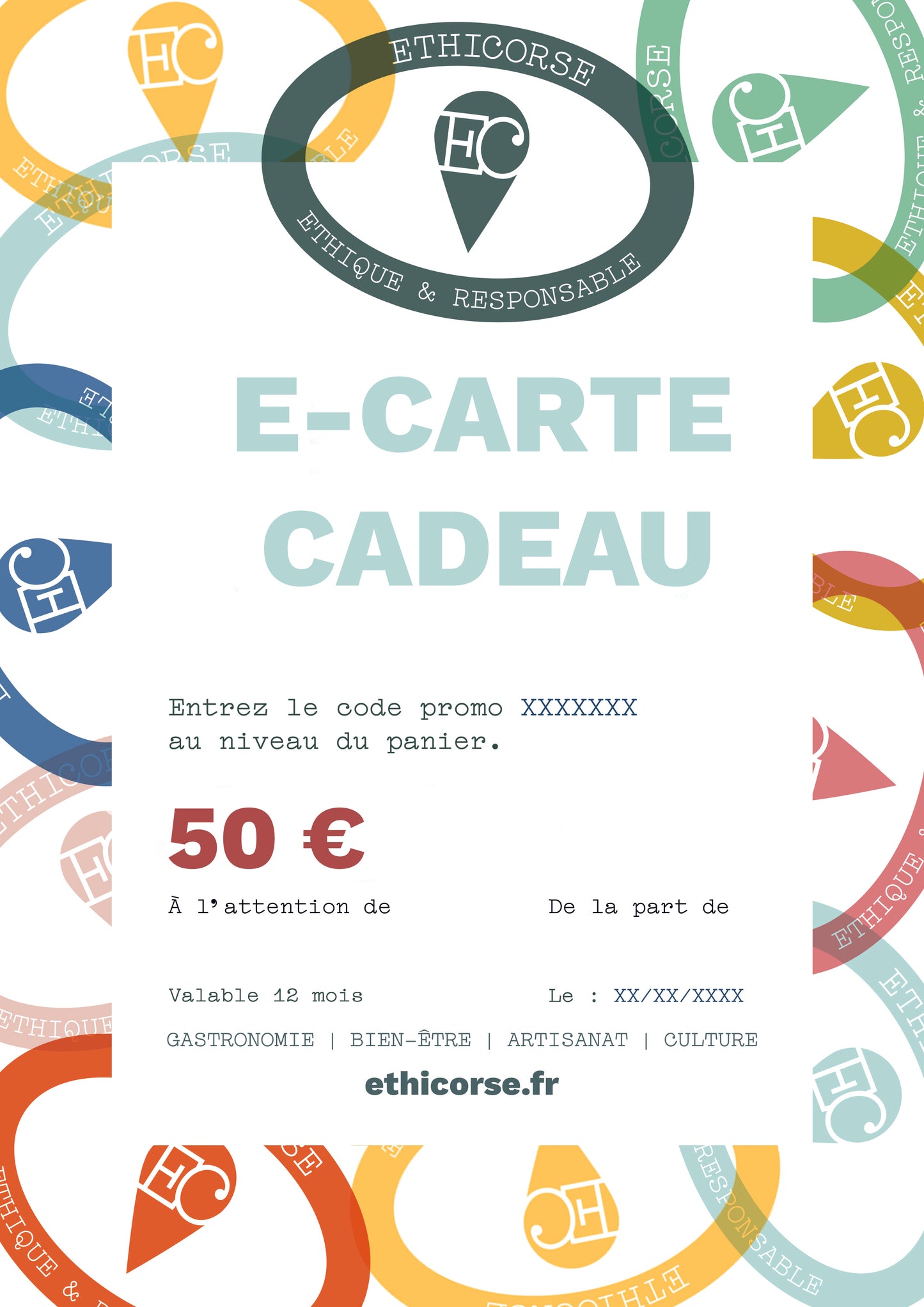 E-Carte Cadeau Ethicorse