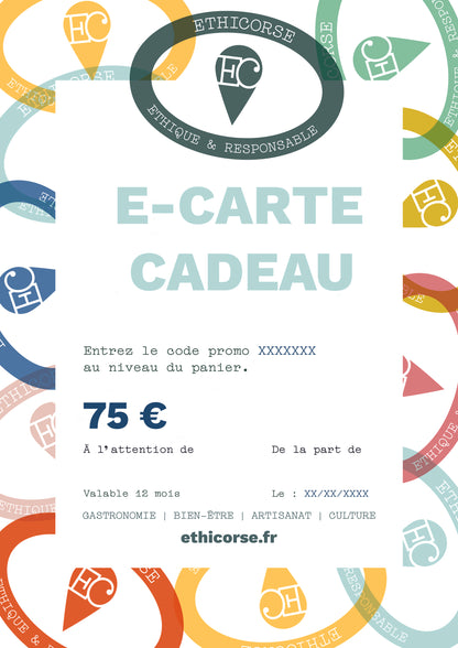E-Carte Cadeau Ethicorse