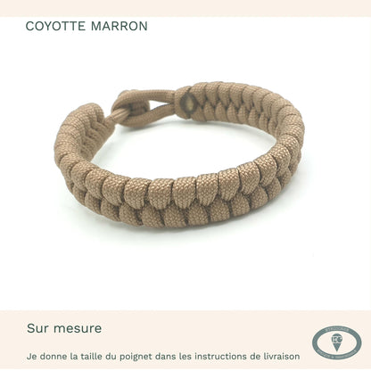 Bracelet de Survie, corde de parachute - MD création -