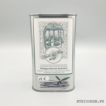Bidon 1L - Huile d'olive Corse - Exploitation Philippe Bonnet Quilichini