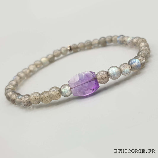 bracelet fantaisie pierres semi précieuses