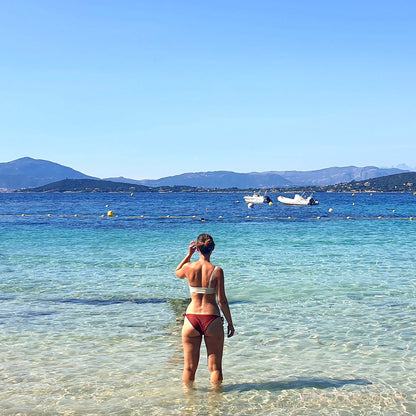 Maillot de bain Alma porté Carla - Haut - Ethicorse