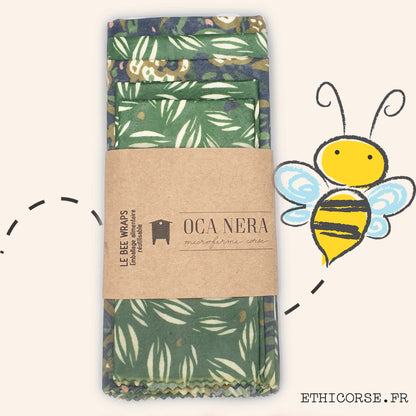 OCA NERA - Ethicorse.fr - Bee Wraps familial vert