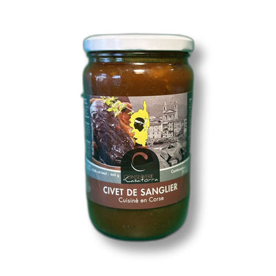 Civet de Sanglier Corse Cuisiné en Corse | Conserverie Casatorra