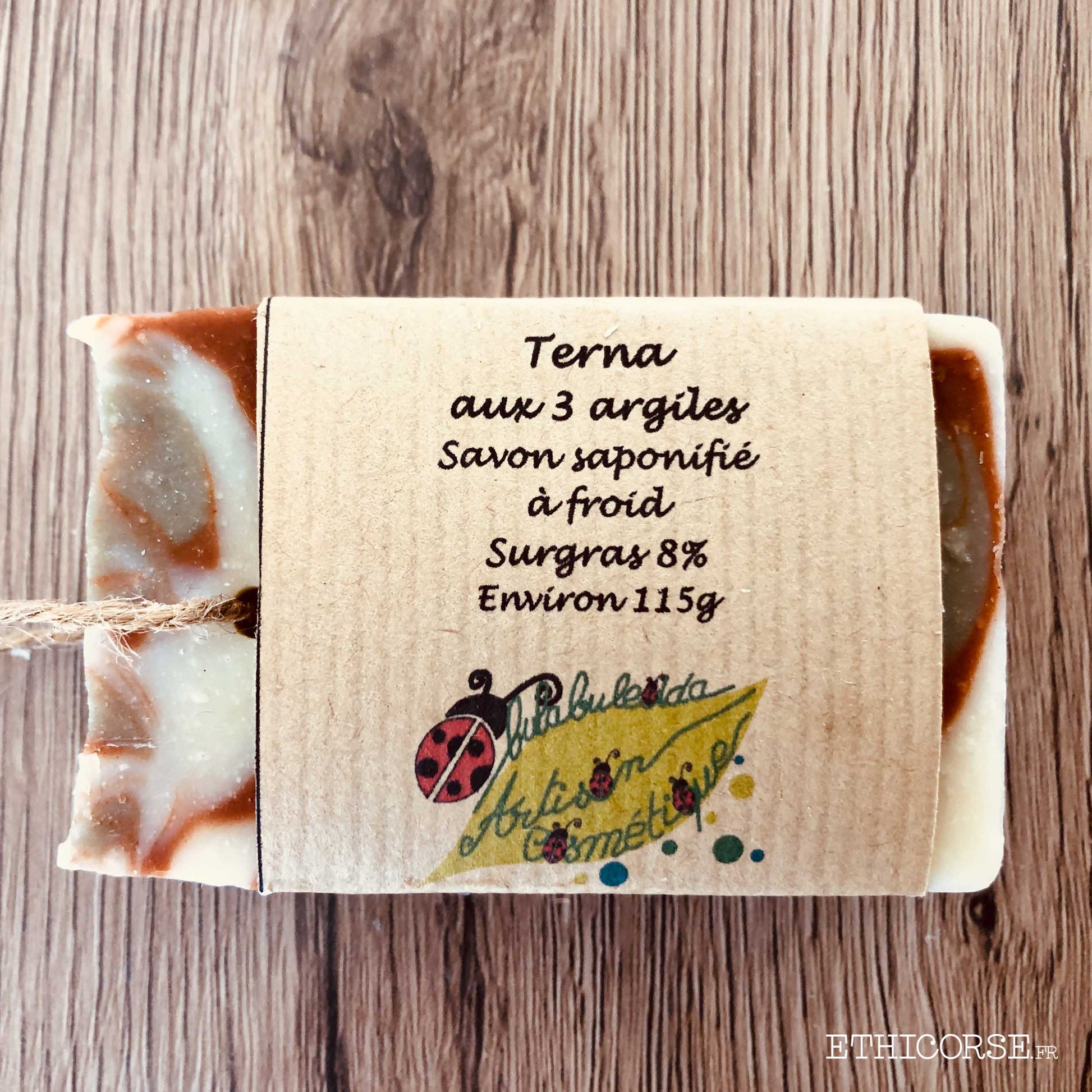Savon Terna aux 3 argiles recto