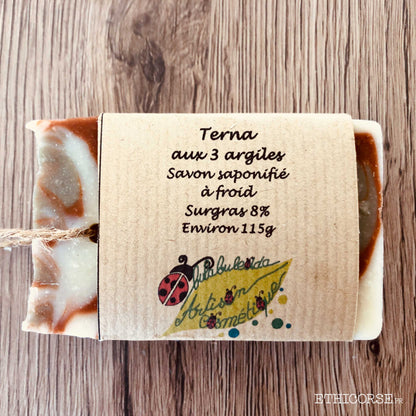 Savon Terna aux 3 argiles recto