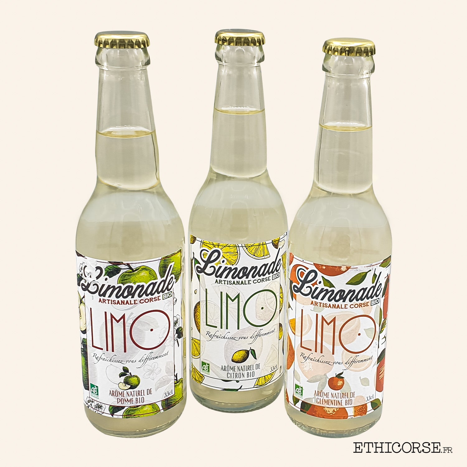 Limonades artisanales Corse bio 33cl