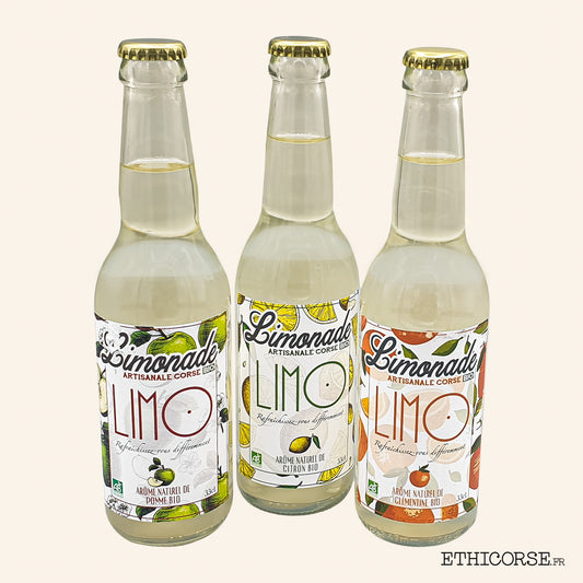 Limonades artisanales Corse bio 33cl