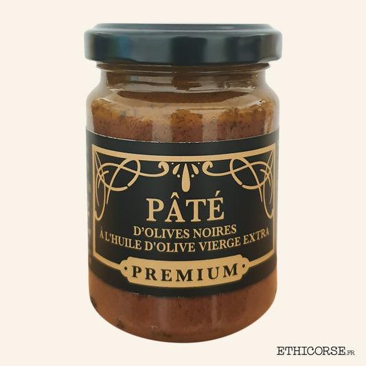 Tapenade - Pâté d'olives noirs Premium 130g
