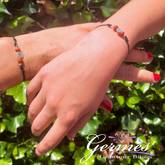 Bracelet Palet et corail maman enfant 04