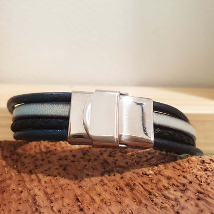 latitude 4202 - ethicorse - bracelet multirangs turquoise fermoir 2