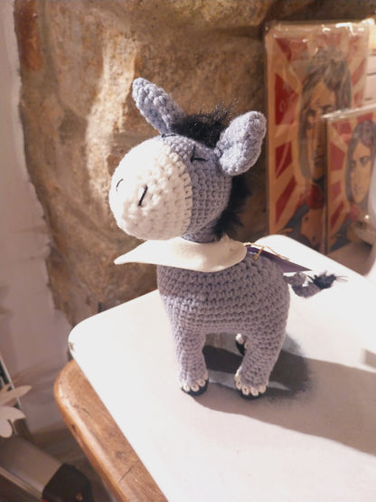 Âne Corse au crochet fait main - Art tiss création