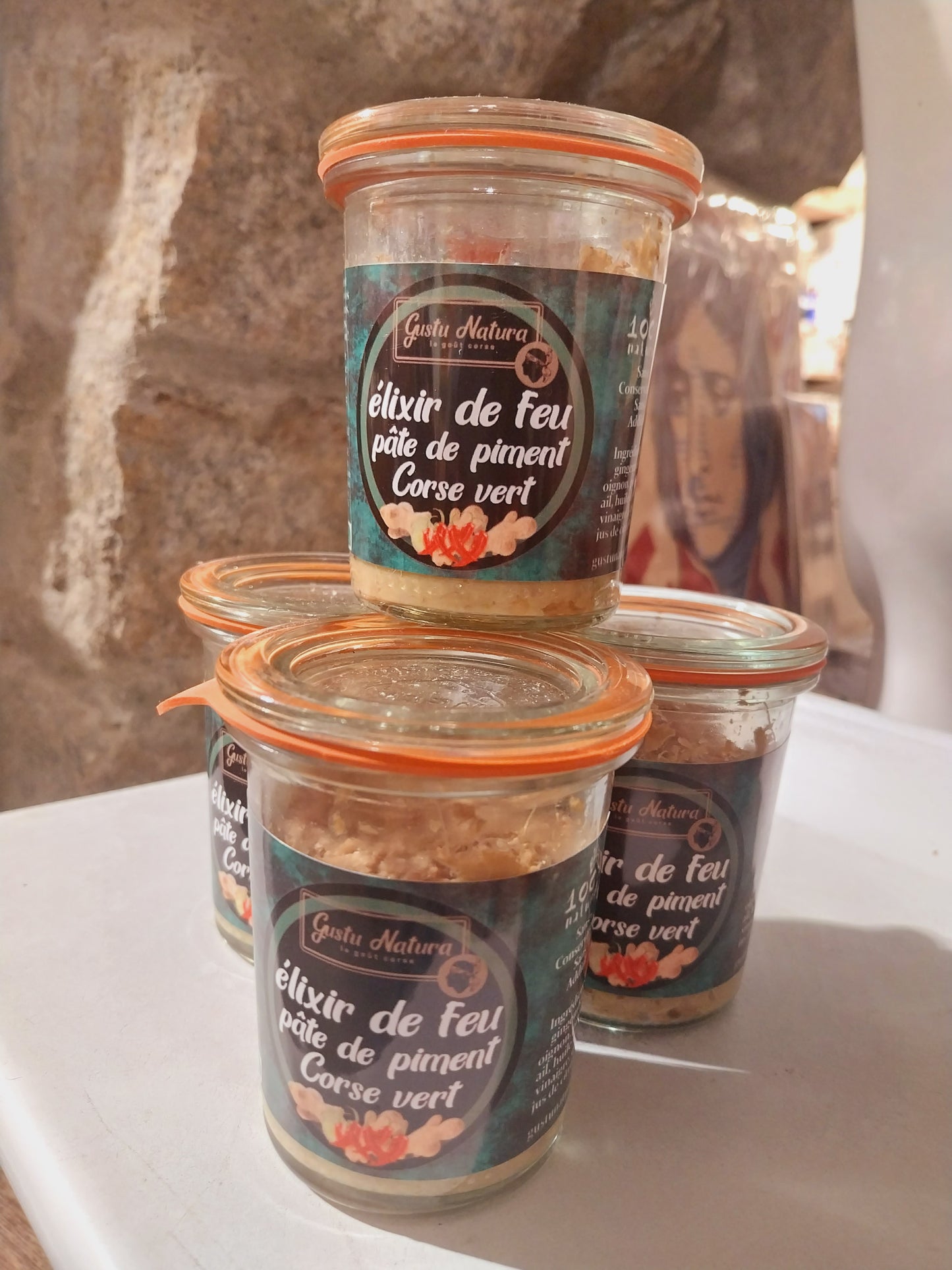 Pâte de piment vert Corse - Gustu et Natura - 110g