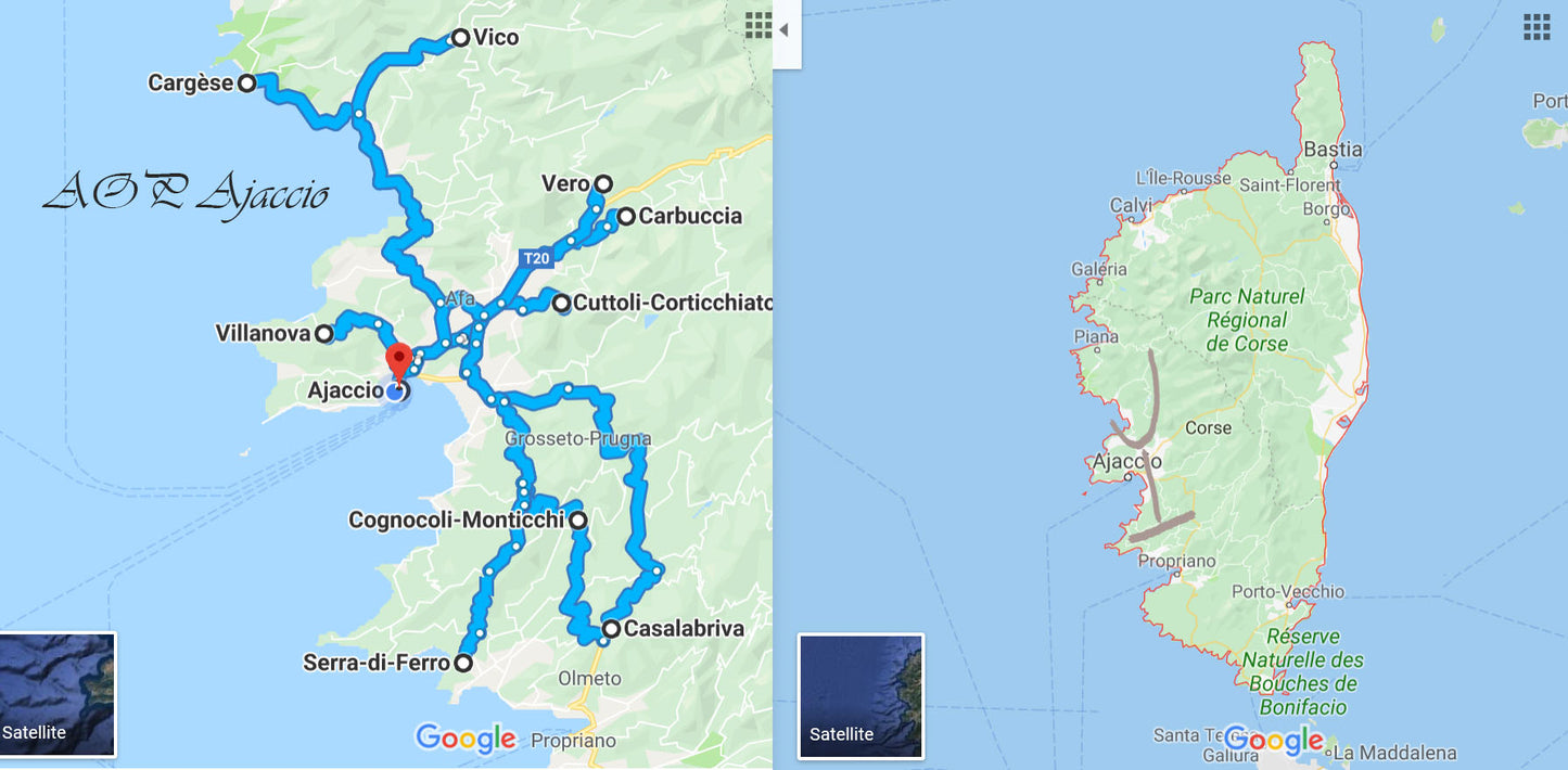 Carte AOP Ajaccio 02